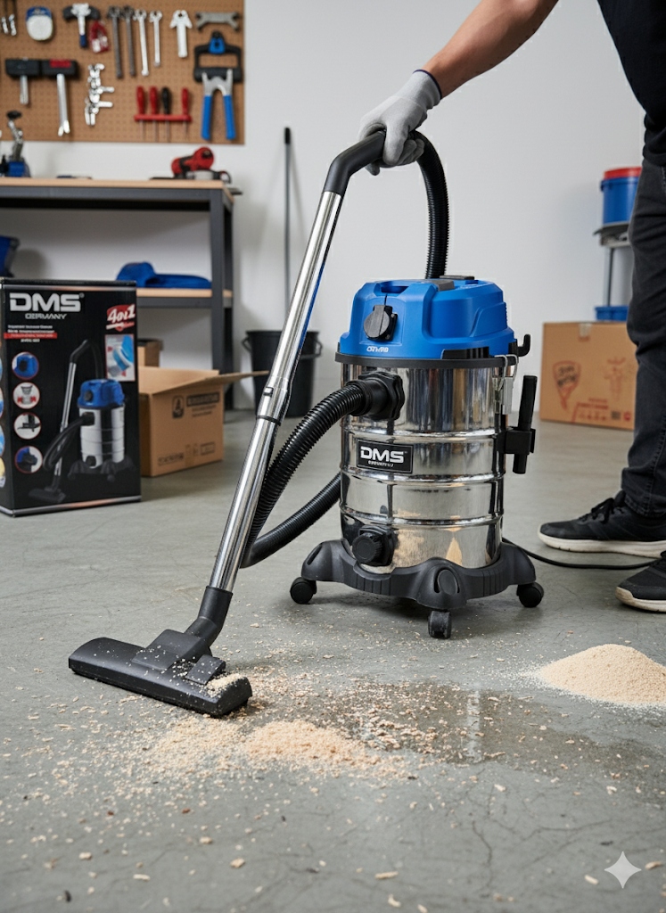 DMS NTSC-30 Nass- und Trockensauger, 2300W - Blau